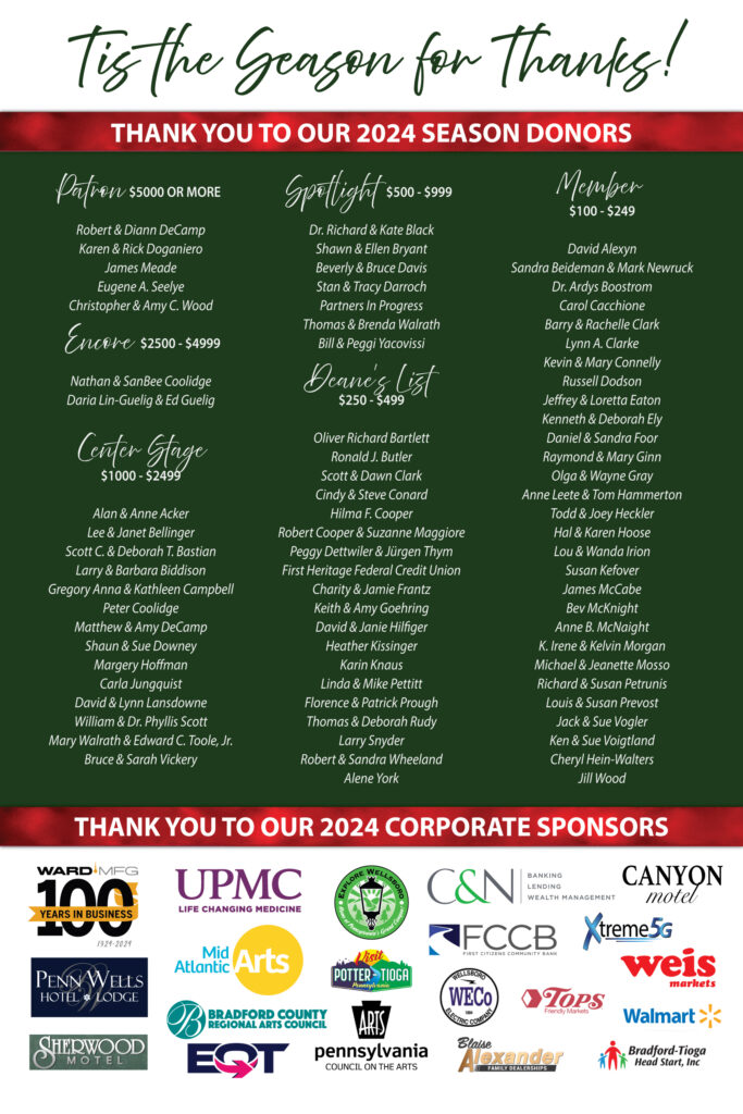 Deane Center Sponsor poster