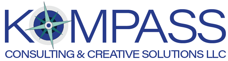 Kompass Logo Blue Small